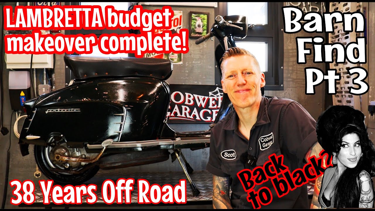 Найденная в амбаре Ламбретта, хранившаяся 38 лет. Бюджетное преображение завершено!