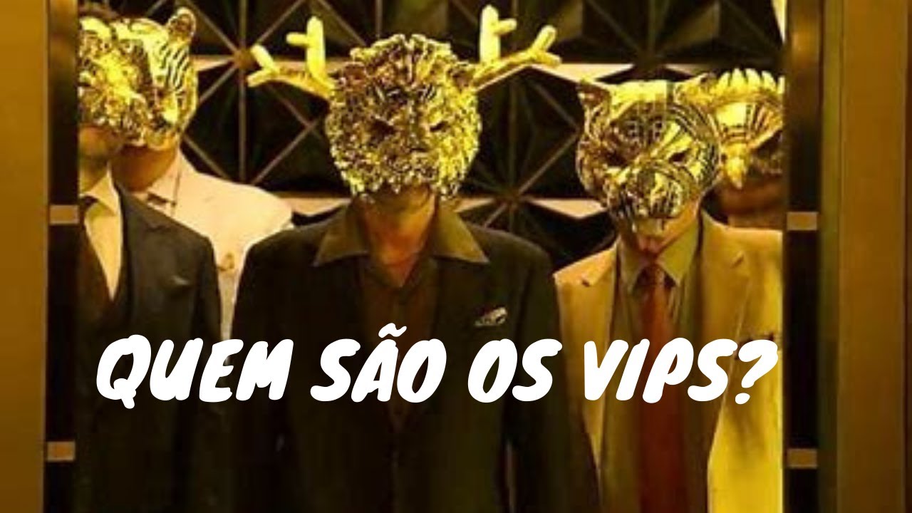 Round 6 Squid Game Os mascarados VIPs da série da netflix - YouTube