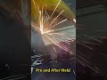 Can you welding setup beat this cleanup speed? #metal #welding #welder #weldingtipsandtricks