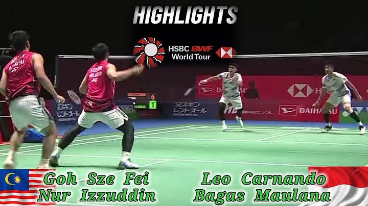 Very Strong 🔴 Goh Sze Fei/Nur Izzuddin vs Leo Carnando/Bagas Maulana Badminton Mens Doubles