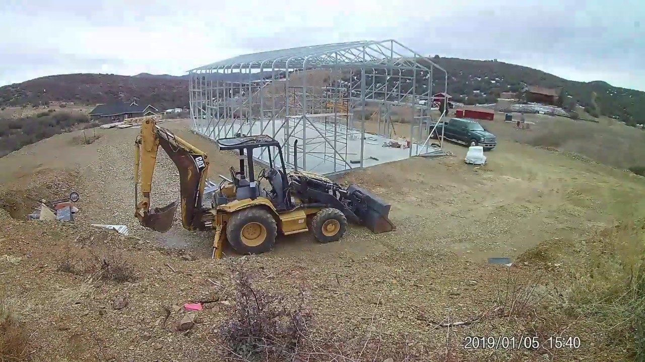 New Workshop Timelapse 1: Foundation and Framing in 1 Minute - YouTube