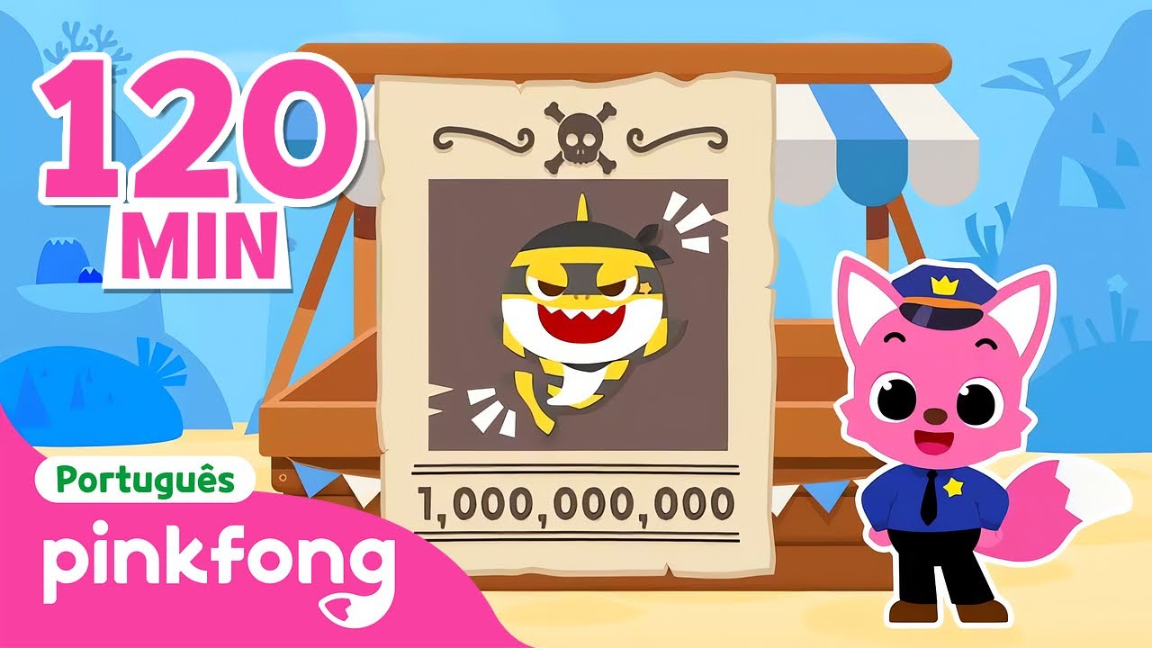 [TV] Onde foi Tubarão de Ladrão?🦈 Esconde | +Completo | Pinkfong, Bebê Tubarão!Canções para Crianças