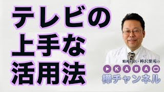 テレビの上手な活用法【精神科医・樺沢紫苑】