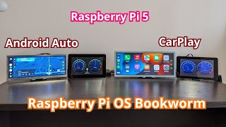 Android Auto and CarPlay on Raspberry PI OS Bookworm/Trixie with Hudiy application