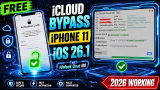 FREE iCloud Bypass iPhone 11 iOS 26.1 By iUnlock Cloud AIO 2026 screenshot 4