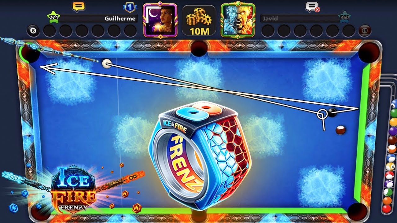 💥 LIBERANDO ANEL ICE FIRE FRENZY 8 BALL POOL | LÁ ELE 😈 - YouTube