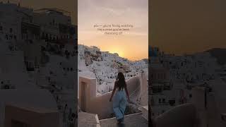 The Best Spot in Oia to Watch Sunrise! Location Below #santorini #greece #greekislands