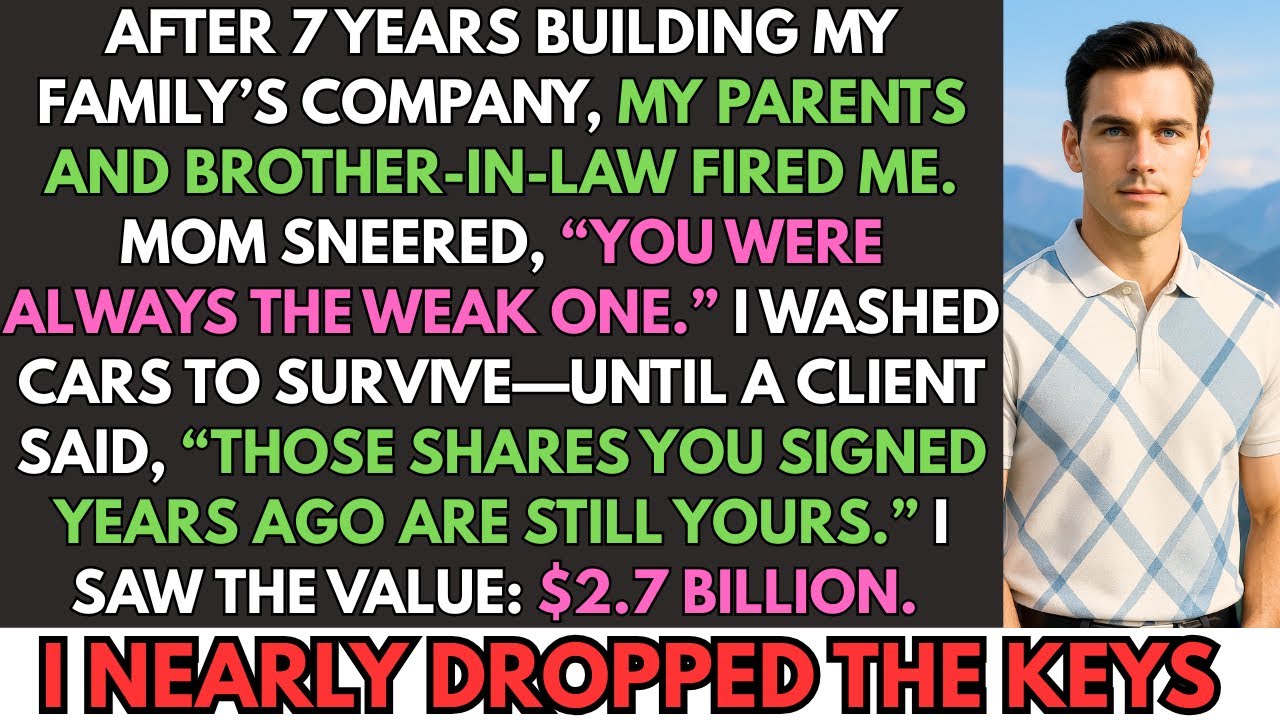 After My Family Fired Me, I Was Washing Cars—Till I Learned $2.7b Shares Were Still Mine.