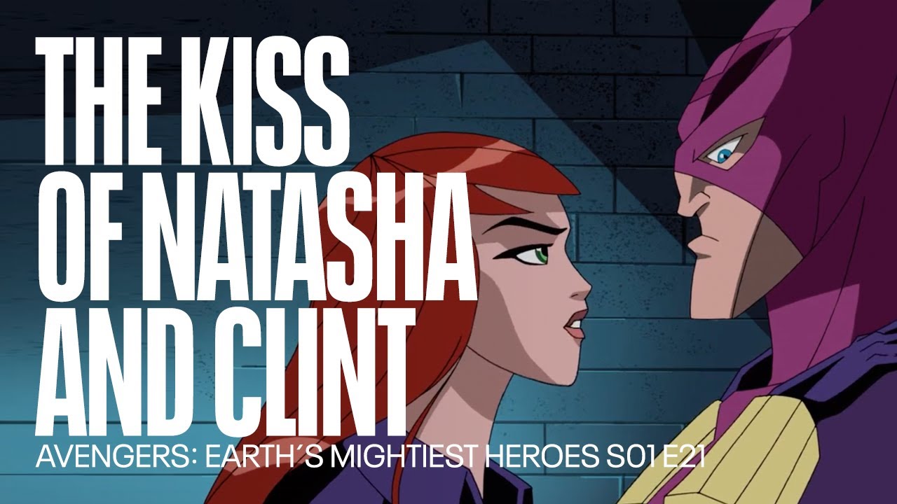 Black Widow And Hawkeye Kiss Each Other Avengers Earth´s Mightiest Heroes Youtube