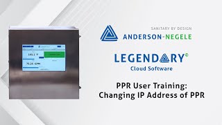 PPR User Training: Changing the IP Address of the PPR