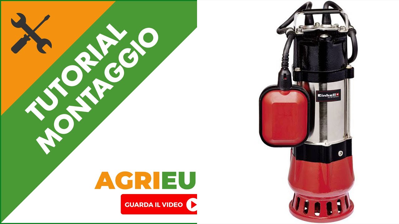 Pompa sommersa per acque scure Einhell GC-DP 5010G: presentazione del prodotto con prevalenza max 8m