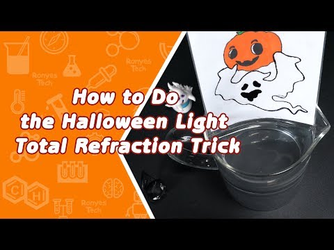 Zip Lock Bag Water Refraction - Halloween Activity