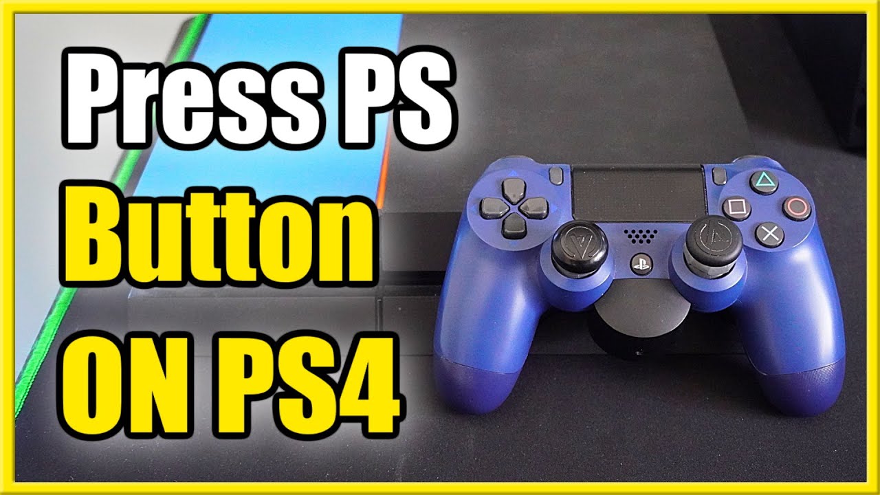 deelnemen Melodrama oogsten How to Fix Press PS Button to use Controller on PS4 (Best Method) - YouTube