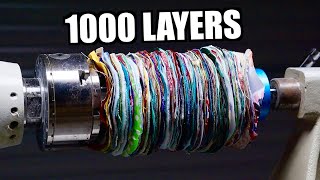 Woodturning 1000 Layers of Fabric - EGG THAT Ep 1