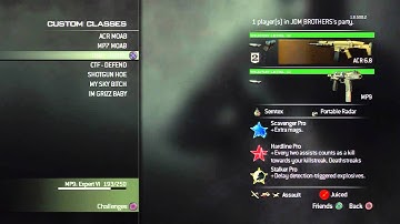 My MW3 CLASS SETUPS & STATS