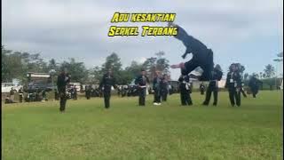 Siswa PSHT Saling Beradu Serkel Terbang