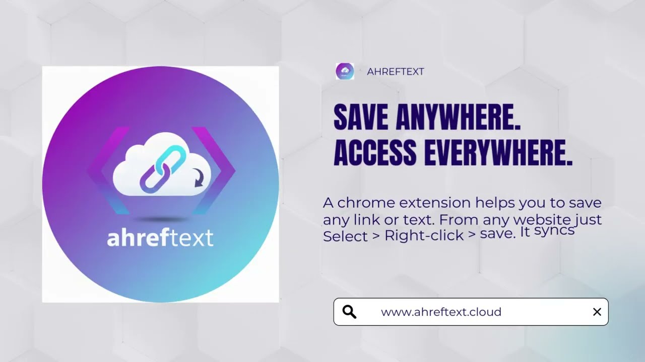 How to Save Links & Text to the Cloud Instantly | ahreftext Chrome Extension