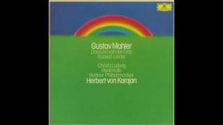 Silent Tone Record/マーラー：大地の歌，5つのリュッケルトの歌/ヘルベルト・フォン・カラヤン指揮ベルリン・フィルハーモニー管弦楽団、クリスタ・ルートヴィヒ、ルネ・コロ