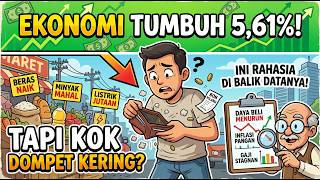 Ekonomi Tumbuh 5,61% Tapi Kok Dompet Kering? Ini Rahasia di Balik Datanya!