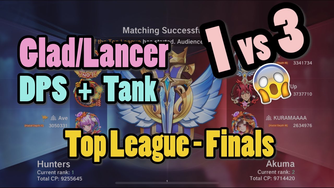 Gladiator Lancer Holy Echo Top League Finals - The Legend of Neverlands