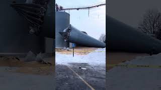 🚨GRAIN ELEVATOR COLLAPSE 💥