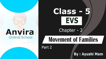 Class 5th| Environmental Studies(E.V.S.)| Chapter 2 Movement Of Families | Part 2| EM| By Ayushi Tak