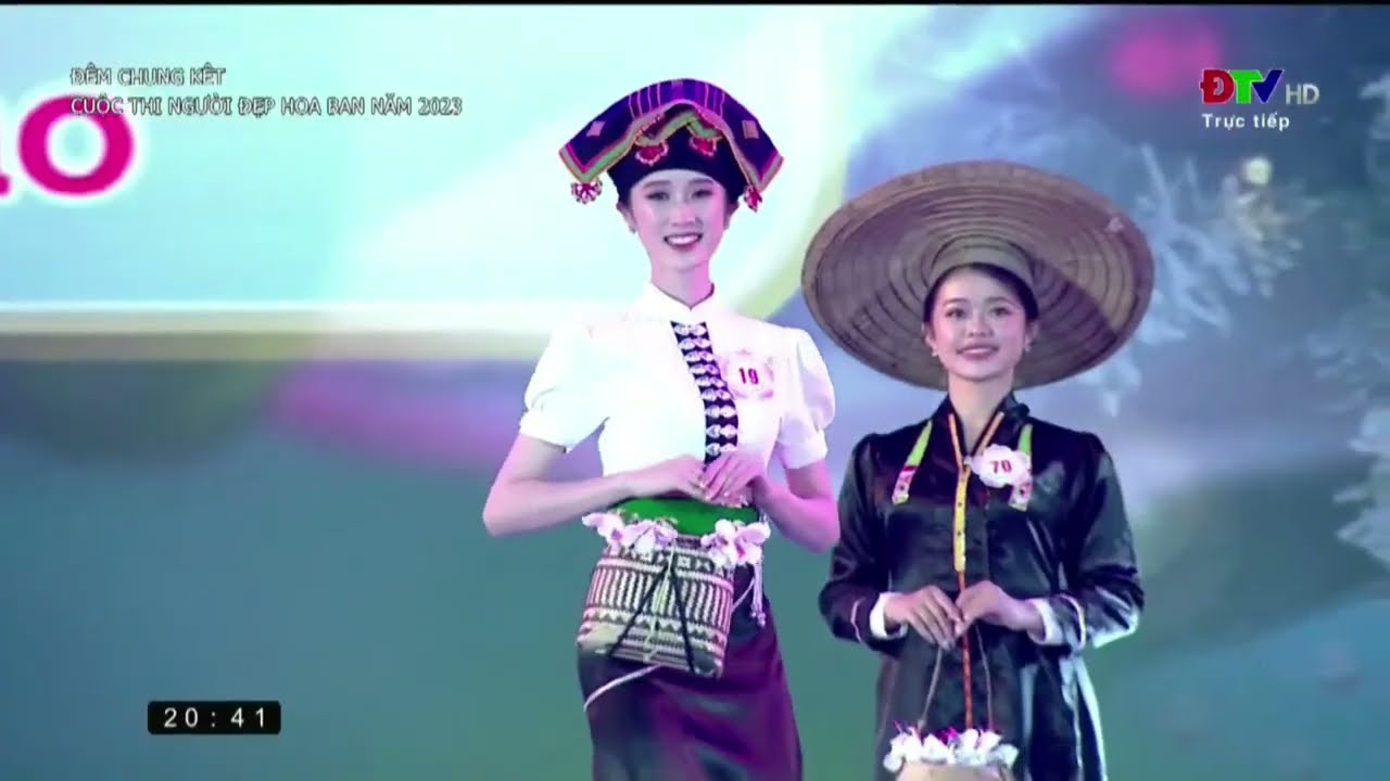 Người đẹp HOA BAN 2023| Phần trình diễn trang phục dân tộc trong đêm chung kết| LANG THANG ĐIỆN BIÊN