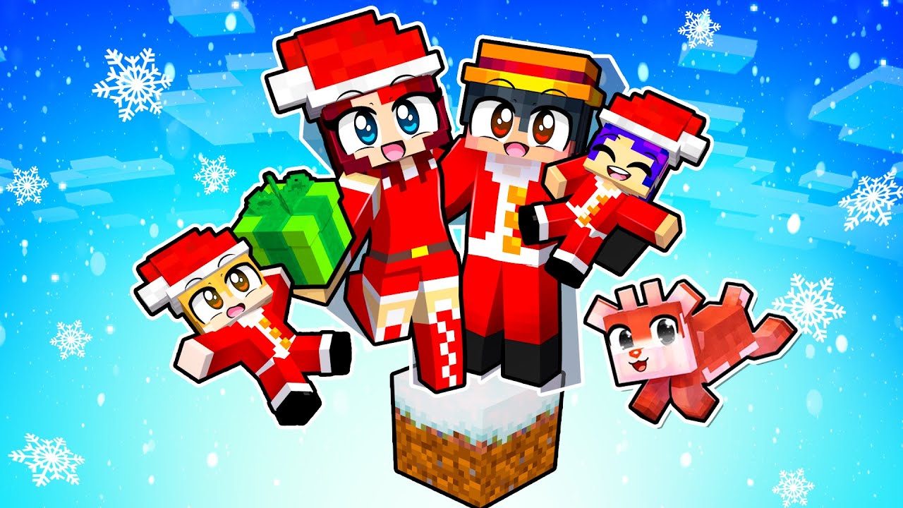¡ATRAPADOS en UN BLOQUE de NAVIDAD! 😱💥🎄