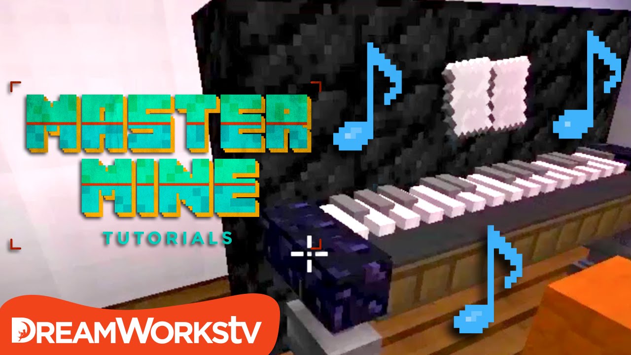 How to Build a Piano You Can Play in Minecraft | MASTER MINE TUTORIALS - YouTube