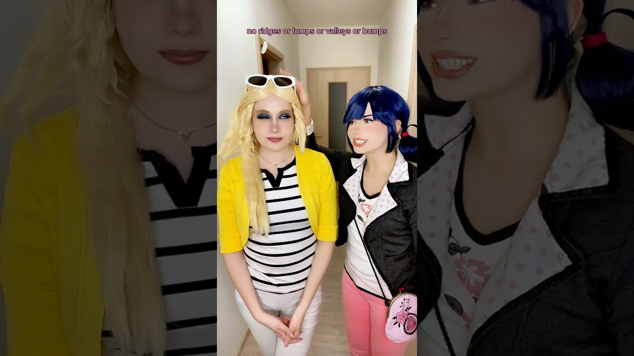 Smooth brain | Marinette Dupain-Cheng & Chloé Bourgeois (@witchera_) #cosplay | Miraculous Ladybug