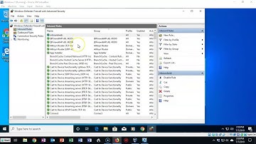 Add a rule or port to a Windows 10 firewall