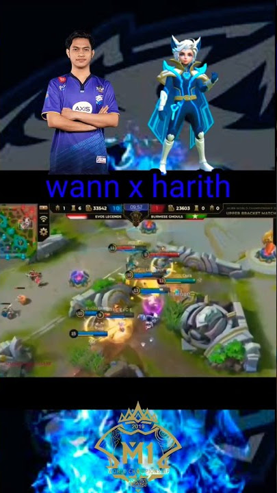 moment harith wann maniac M1,,!!#mobilelegends #subscribe #short