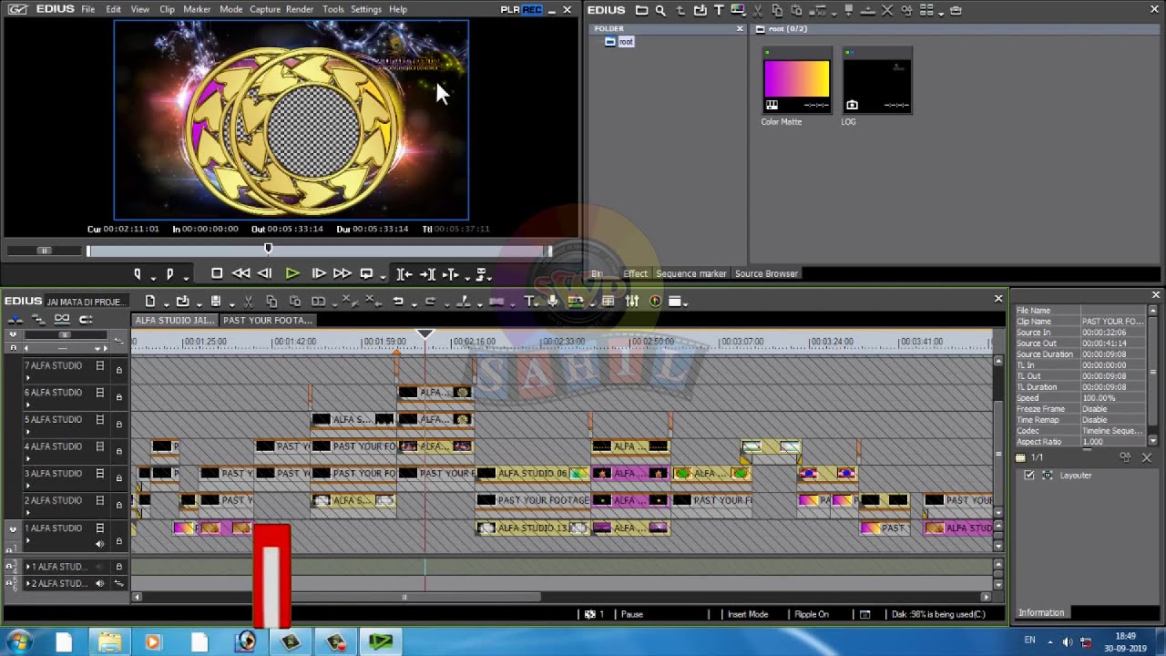 Jai Mata Di Bhakti Project Edius 6 Edius 7 Suporrted Free Download HD By SWP