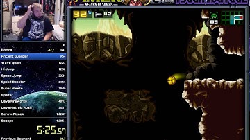 AM2R: Any% in 1:19:55 (1:11:52) IGT