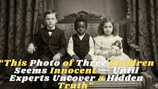 “This Photo of Three Children Seems Innocent — Until Experts Uncover a Hidden Truth”
