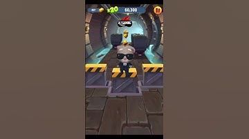 Talking Tom Gold Run Agent Tom Runs in The Under Tunnel Funny Race Android iOS Gameplay #Shorts