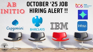 Abinitio October 2025 Jobs Hiring Alert! - List of Companies