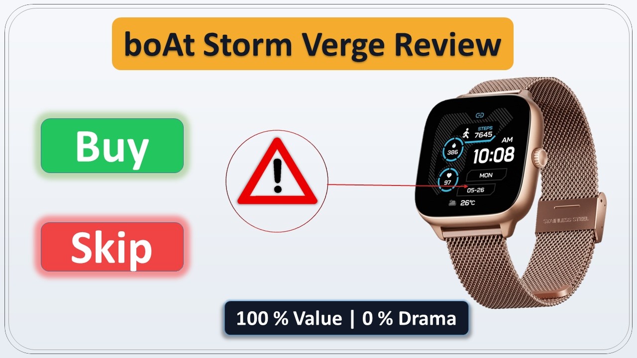 boAt Storm Verge — умные часы нового поколения с расширенными функциями | Полный обзор и распаковка