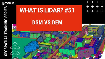 (WHAT IS LIDAR #51) What is a DSM vs DEM?