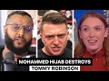 Mohammed hijab rips t0mmy r0bins0n on pearls show