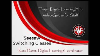 Seesaw  Students Switching Between Classes