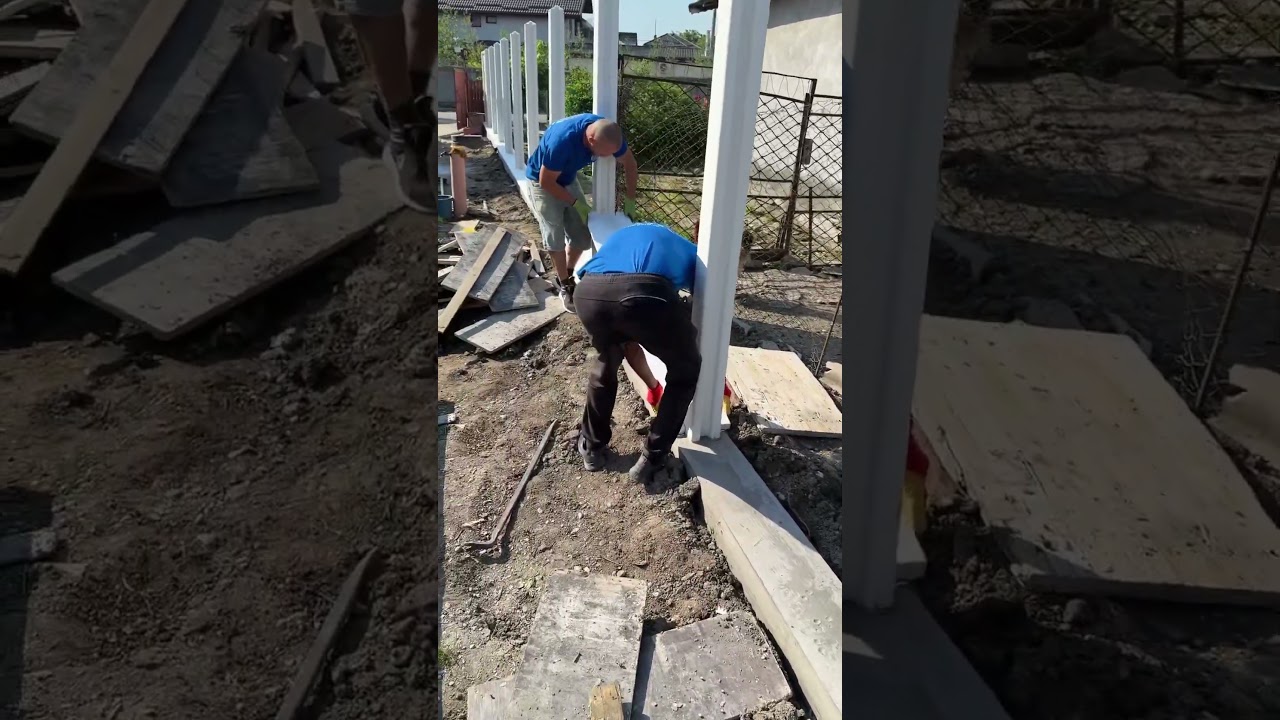 Gard premium marmură cu capace și streașină, 5 soiuri marmură – Dărăști 📲 WhatsApp: 0756 760 760