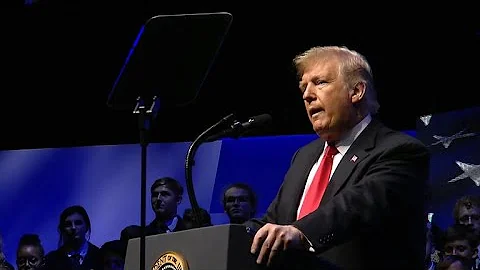 Trump denounces anti-Semitism after synagogue shooting