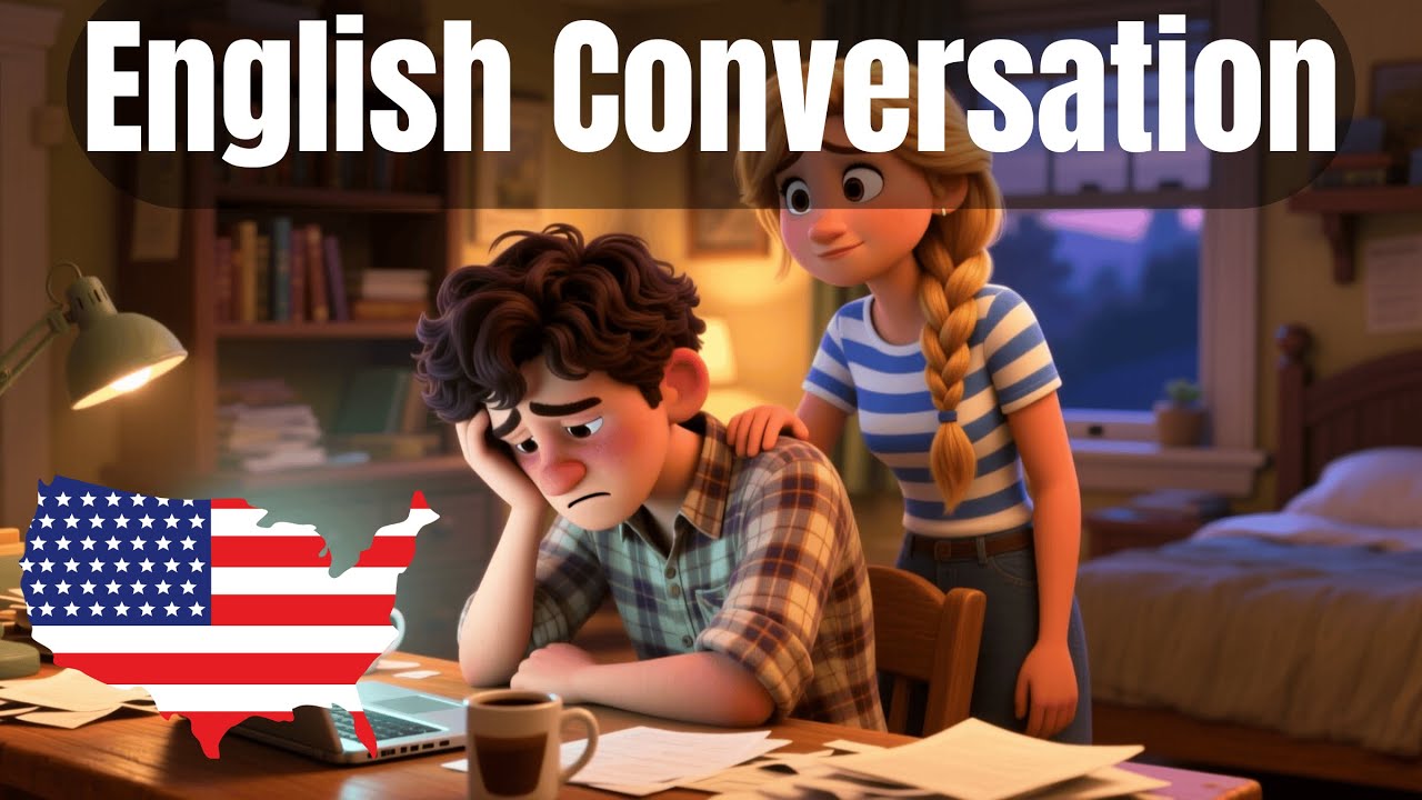 Learn English for Workplace Wellness: A Conversation About Stress (A2-B1)