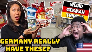 American React to 20 Weird Things in GERMAN SUPERMARKETS!