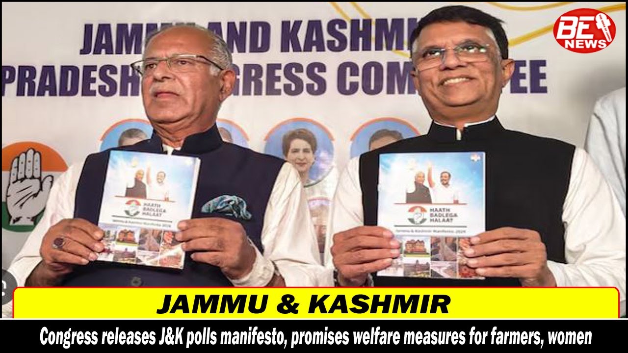 Congress releases J&K polls manifesto, promises welfare measures for farmers, women