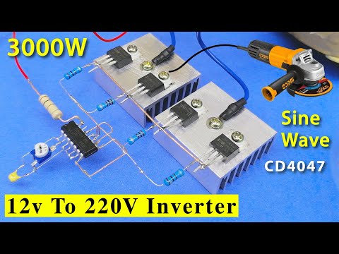 How to make inverter at home | Inverter 3000 watt | 12v 220v Inverter