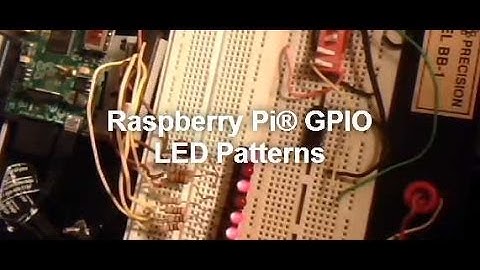Raspberry Pi® GPIO LED Patterns