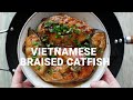 Vietnamese braised and caramelized catfish c kho