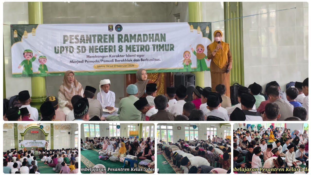 Pesantren Ramadhan 1447 Hijriah UPTD SD Negeri 8 Metro Timur Tahun 2026 || Hari Pertama